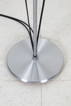 Dänische Mid-Century Stehlampe mit Doppelleuchte, 1970er