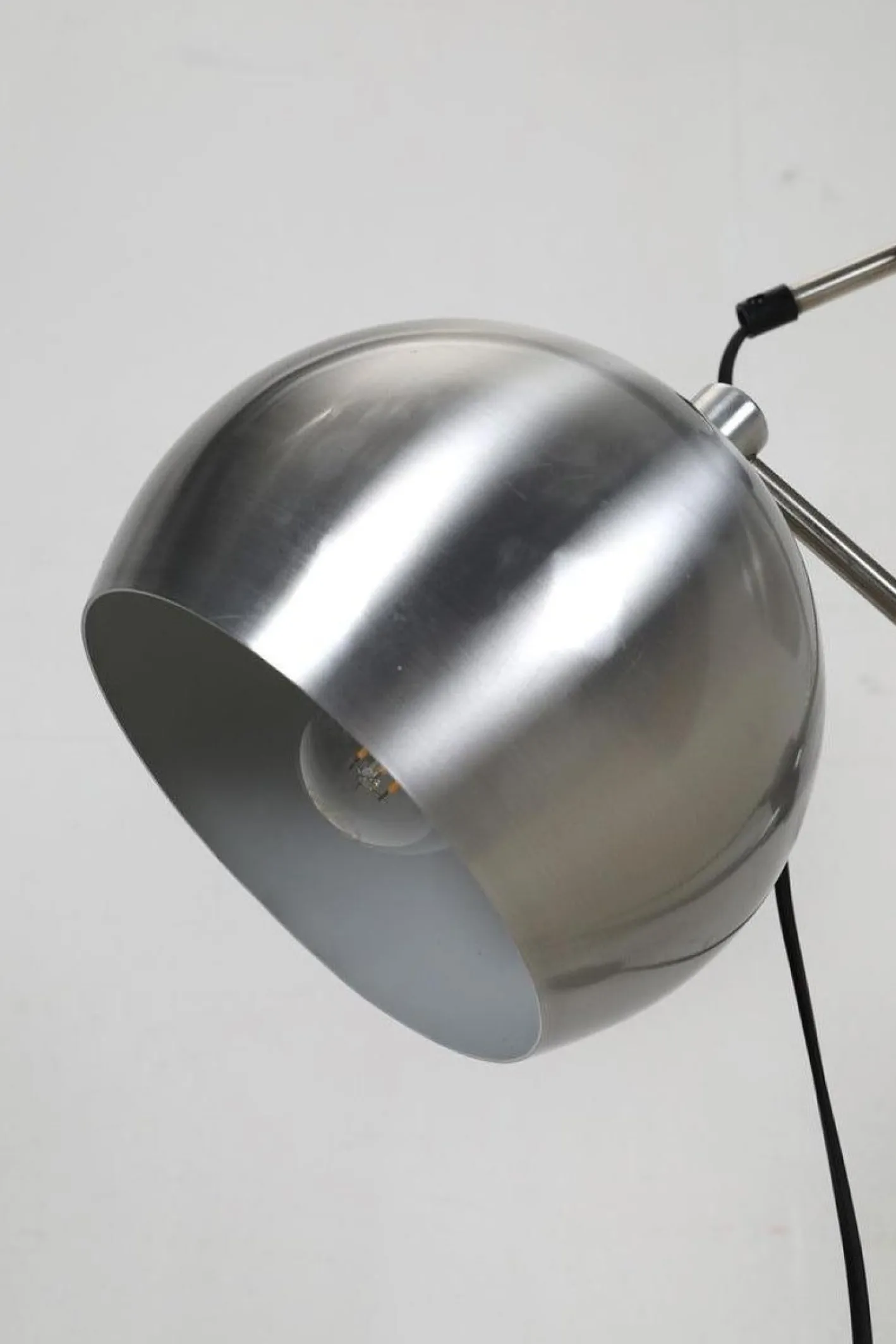 Dänische Mid-Century Stehlampe mit Doppelleuchte, 1970er