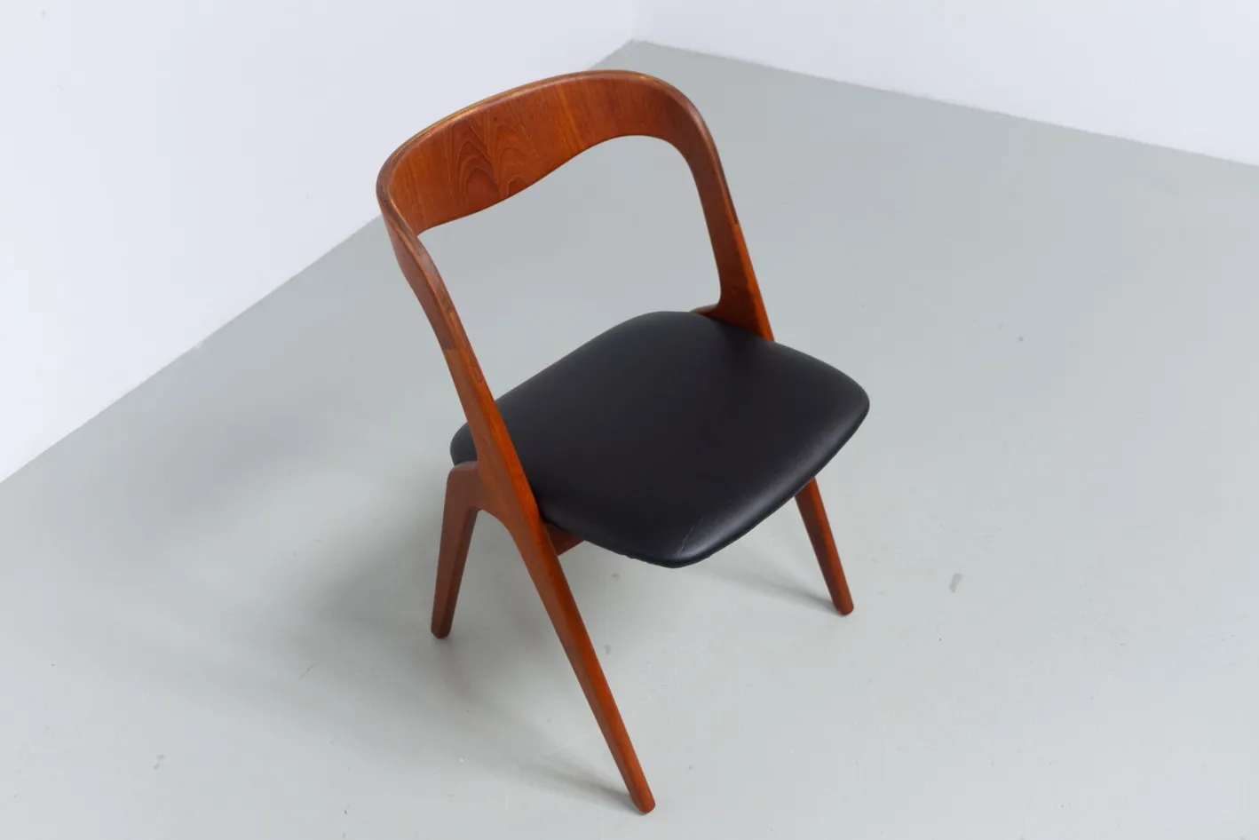 Dänischer Sonja Beistellstuhl aus Teak von Johannes Andersen für Vamo, 1960er