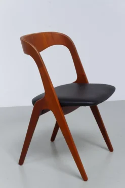Dänischer Sonja Beistellstuhl aus Teak von Johannes Andersen für Vamo, 1960er