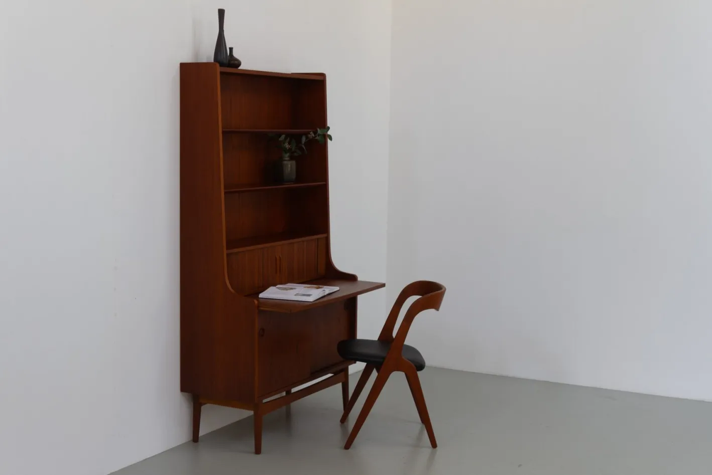 Dänischer Sonja Beistellstuhl aus Teak von Johannes Andersen für Vamo, 1960er