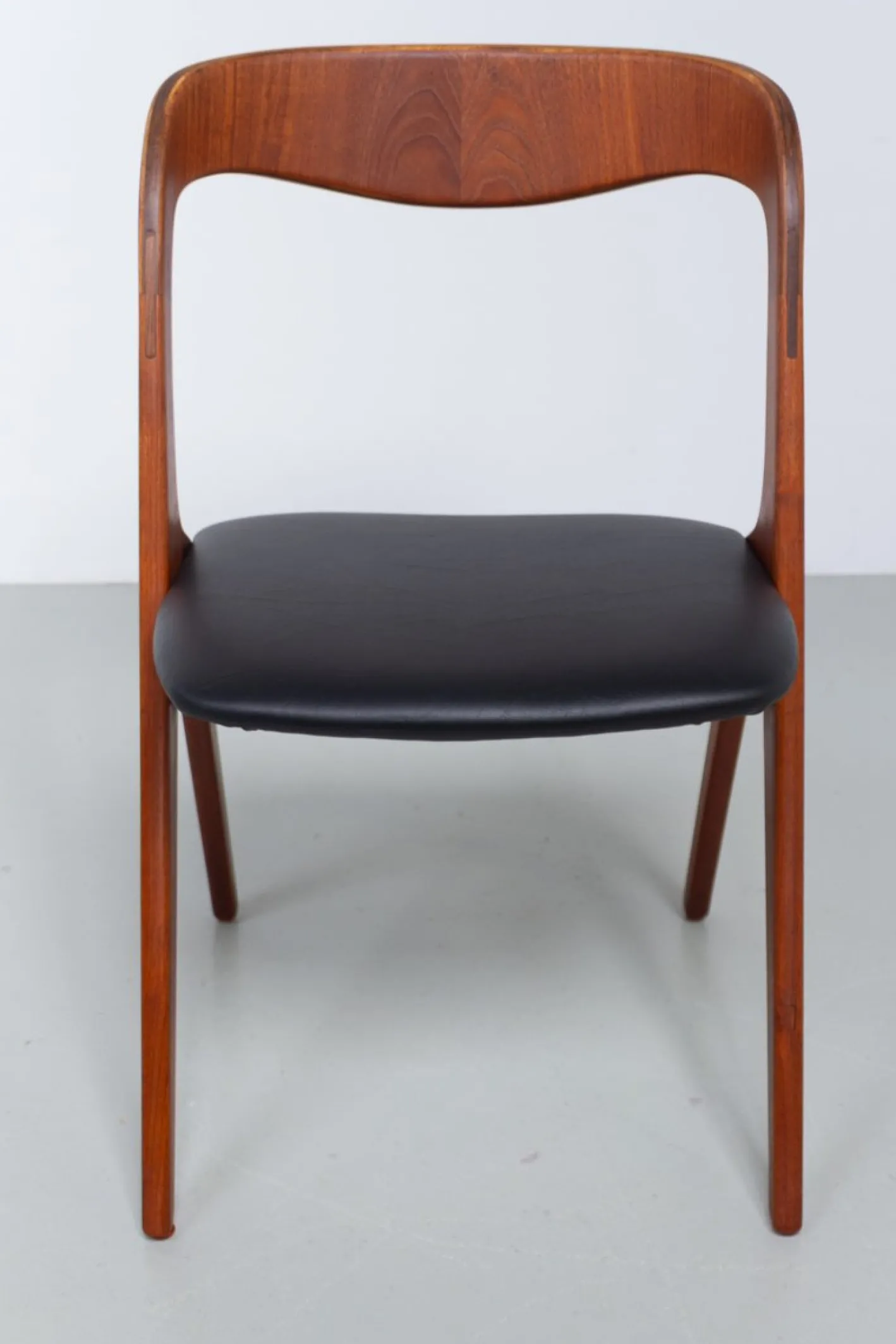 Dänischer Sonja Beistellstuhl aus Teak von Johannes Andersen für Vamo, 1960er