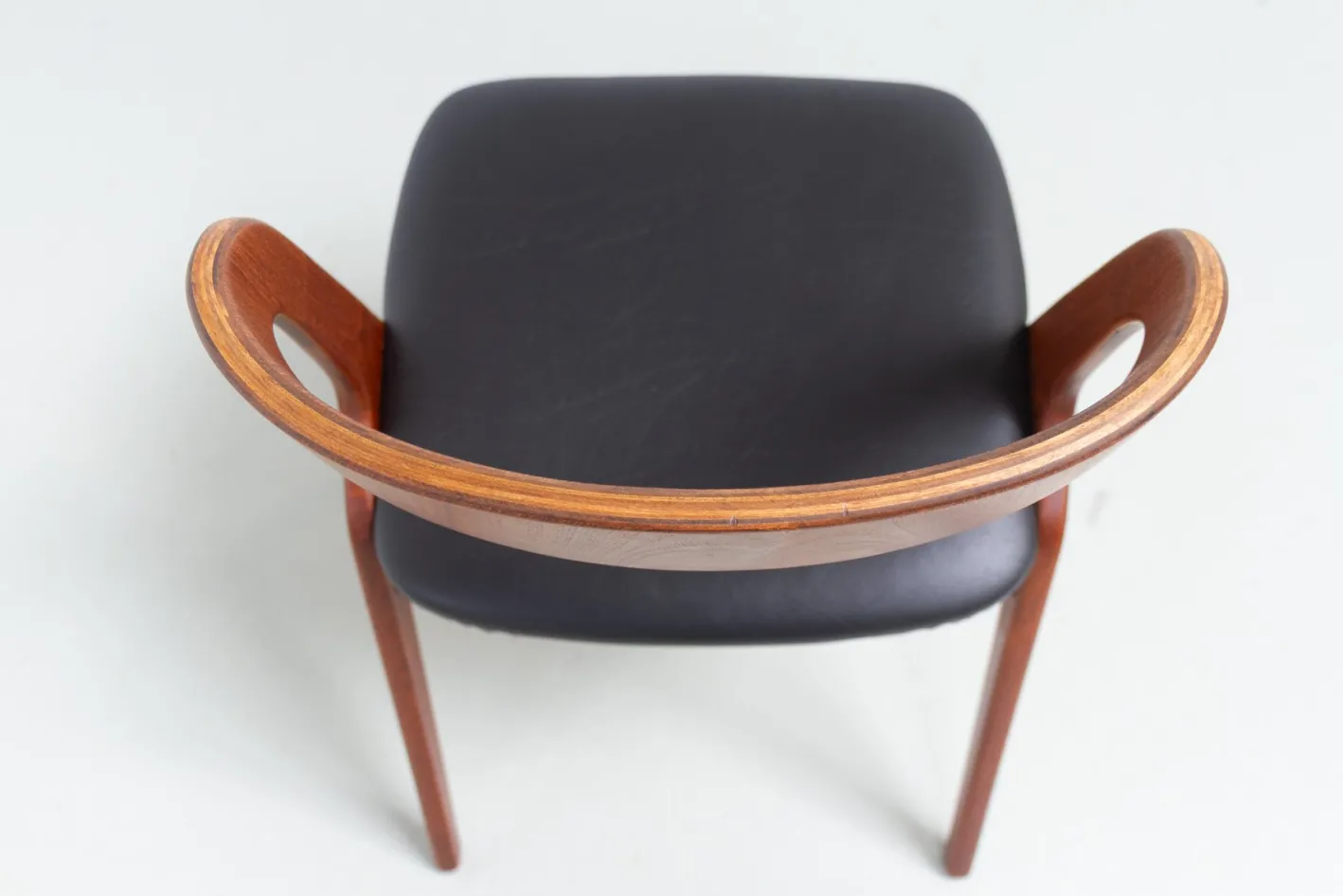Dänischer Sonja Beistellstuhl aus Teak von Johannes Andersen für Vamo, 1960er