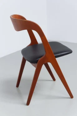 Dänischer Sonja Beistellstuhl aus Teak von Johannes Andersen für Vamo, 1960er