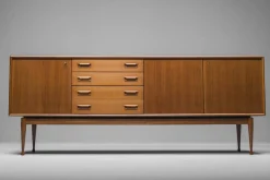 Dänisches Sideboard aus Teak von Gunnar Nielsen für Tibergaard, 1960er