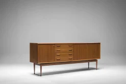 Dänisches Sideboard aus Teak von Gunnar Nielsen für Tibergaard, 1960er