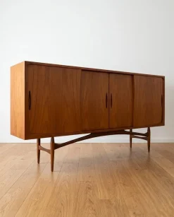 Dänisches Vintage Sideboard aus Teak, 1950er