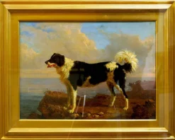 Dog - Öl auf Leinwand von Filippo Palizzi - Zweite Hälfte des 19. Jh. 1950-1860