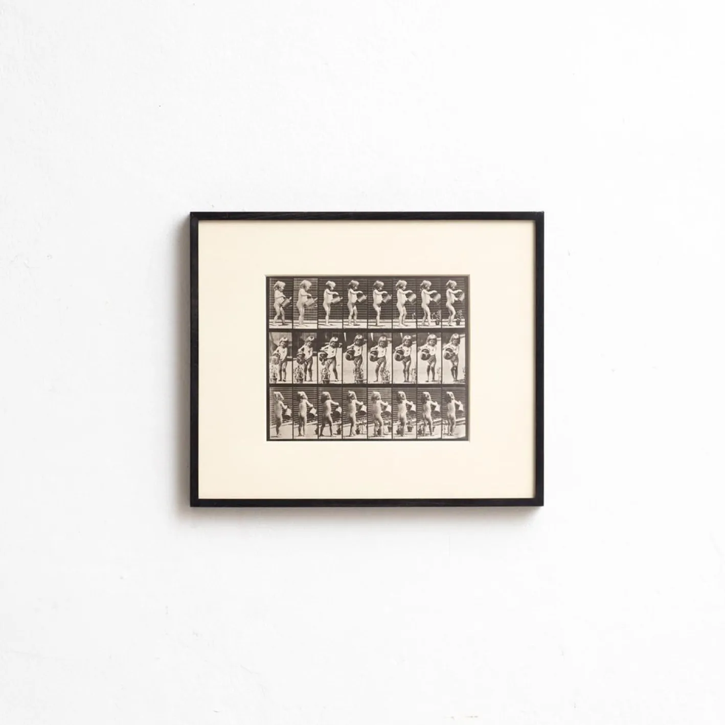 Eadweard Muybridge, Schwarz-Weiß-Bild, 1982, Fotografie, Gerahmt