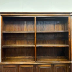 Eck-Bücherregal aus Teak