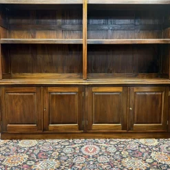 Eck-Bücherregal aus Teak