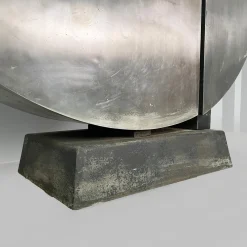 Edmondo Cirillo, Italienische Moderne Geometrische Skulptur, Metall