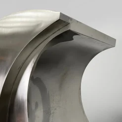 Edmondo Cirillo, Italienische Moderne Geometrische Skulptur, Metall