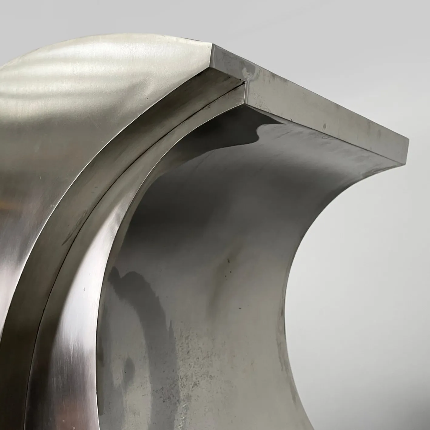 Edmondo Cirillo, Italienische Moderne Geometrische Skulptur, Metall