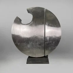Edmondo Cirillo, Italienische Moderne Geometrische Skulptur, Metall