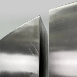 Edmondo Cirillo, Italienische Moderne Geometrische Skulptur, Metall