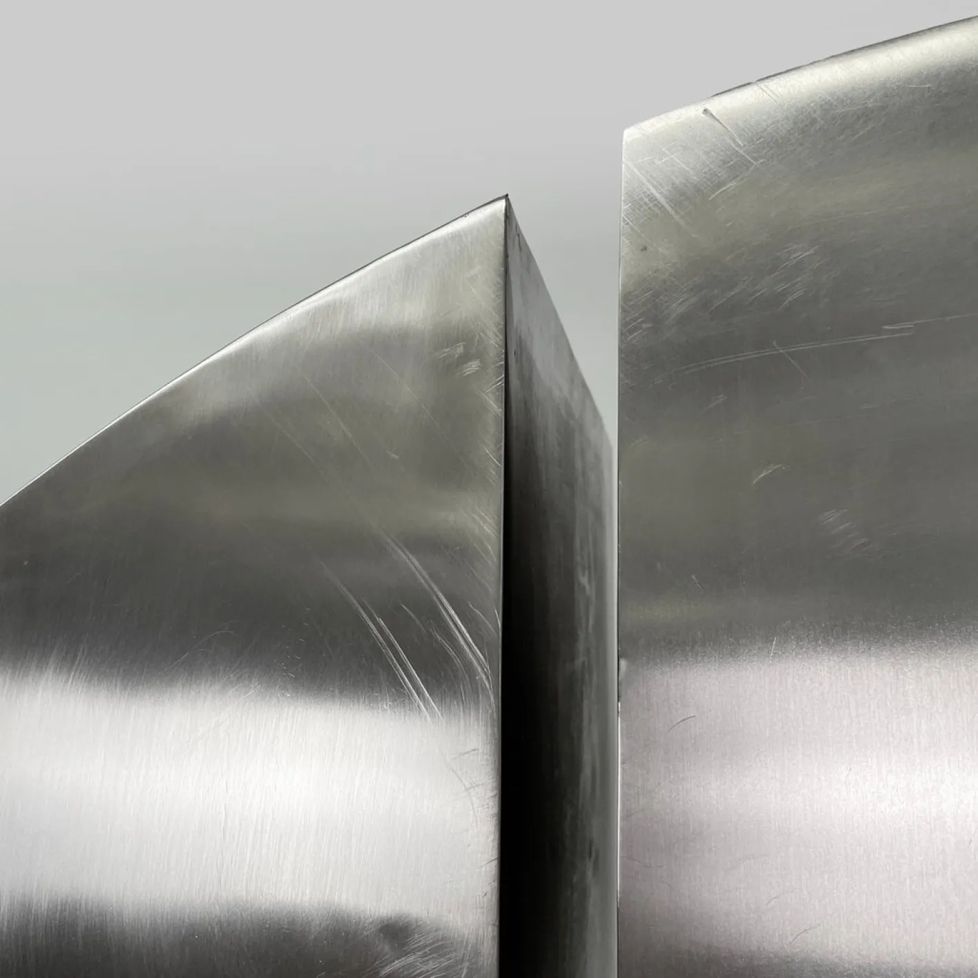 Edmondo Cirillo, Italienische Moderne Geometrische Skulptur, Metall
