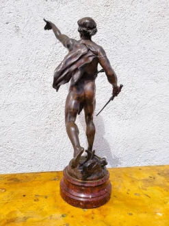 Emile Picault, Victoria, Bronzeskulptur, Ende 19. Jh.