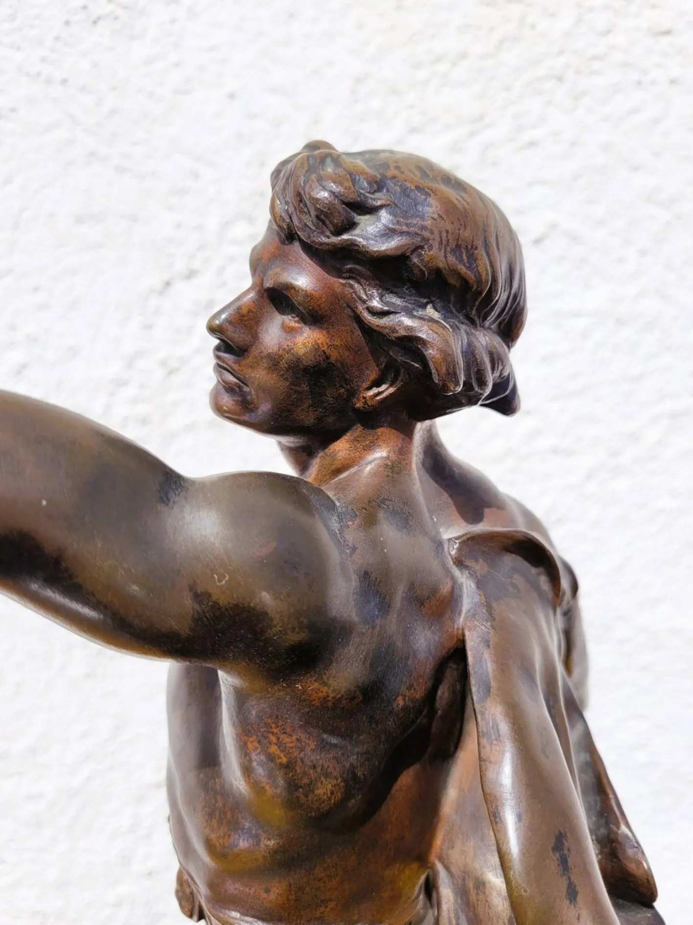 Emile Picault, Victoria, Bronzeskulptur, Ende 19. Jh.