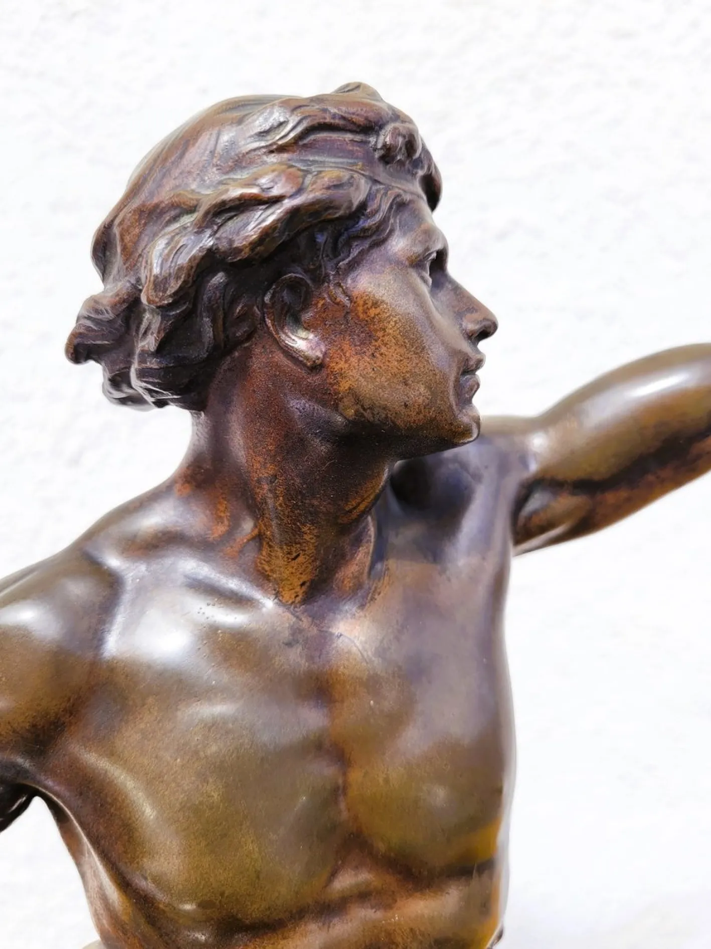 Emile Picault, Victoria, Bronzeskulptur, Ende 19. Jh.