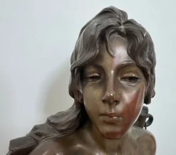 Emmanuel Villanis, Aktfang aus Bronze, 19. Jh