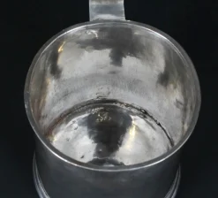 Englischer Charles II Sterling Silber Humpen, 17. Jh., 1680er