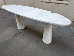 Eros Konsolentisch aus Weißem Marmor von Angelo Mangiarotti für Skipper, 1990er