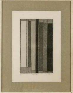 1970er Toti Scialoja Abstraktes, nummeriertes und datiertes Kunstwerk