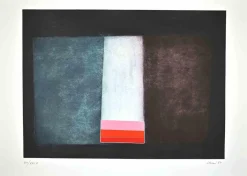 Eugenio Carmi, Abstrakte Komposition, Radierung, 1987