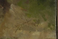 Eugenio Spreafico, Italienische Landschaft, 19. Jh., Öl auf Leinwand