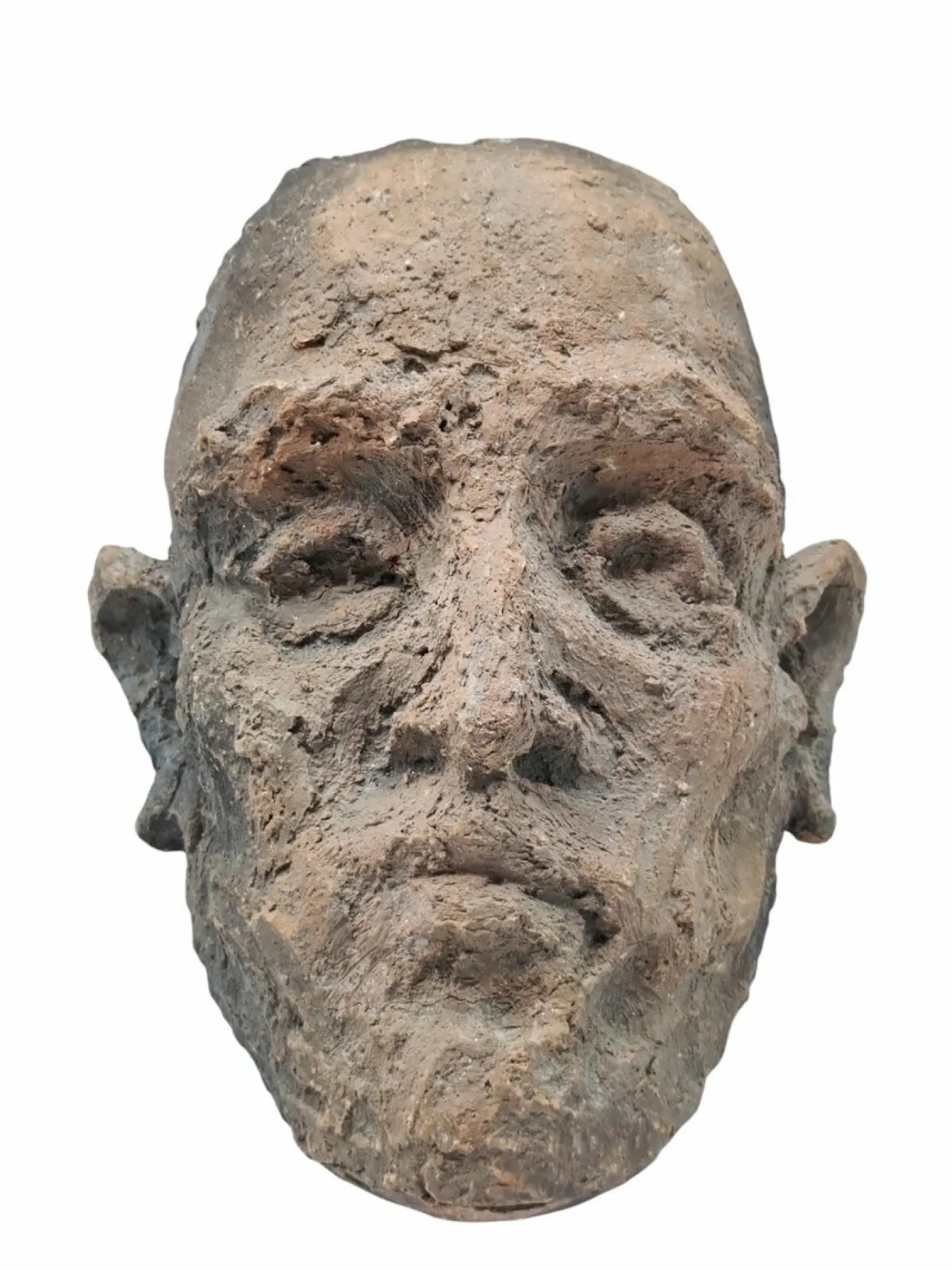 Expressionistische Skulptur aus Terrakotta, Italien, 1960er