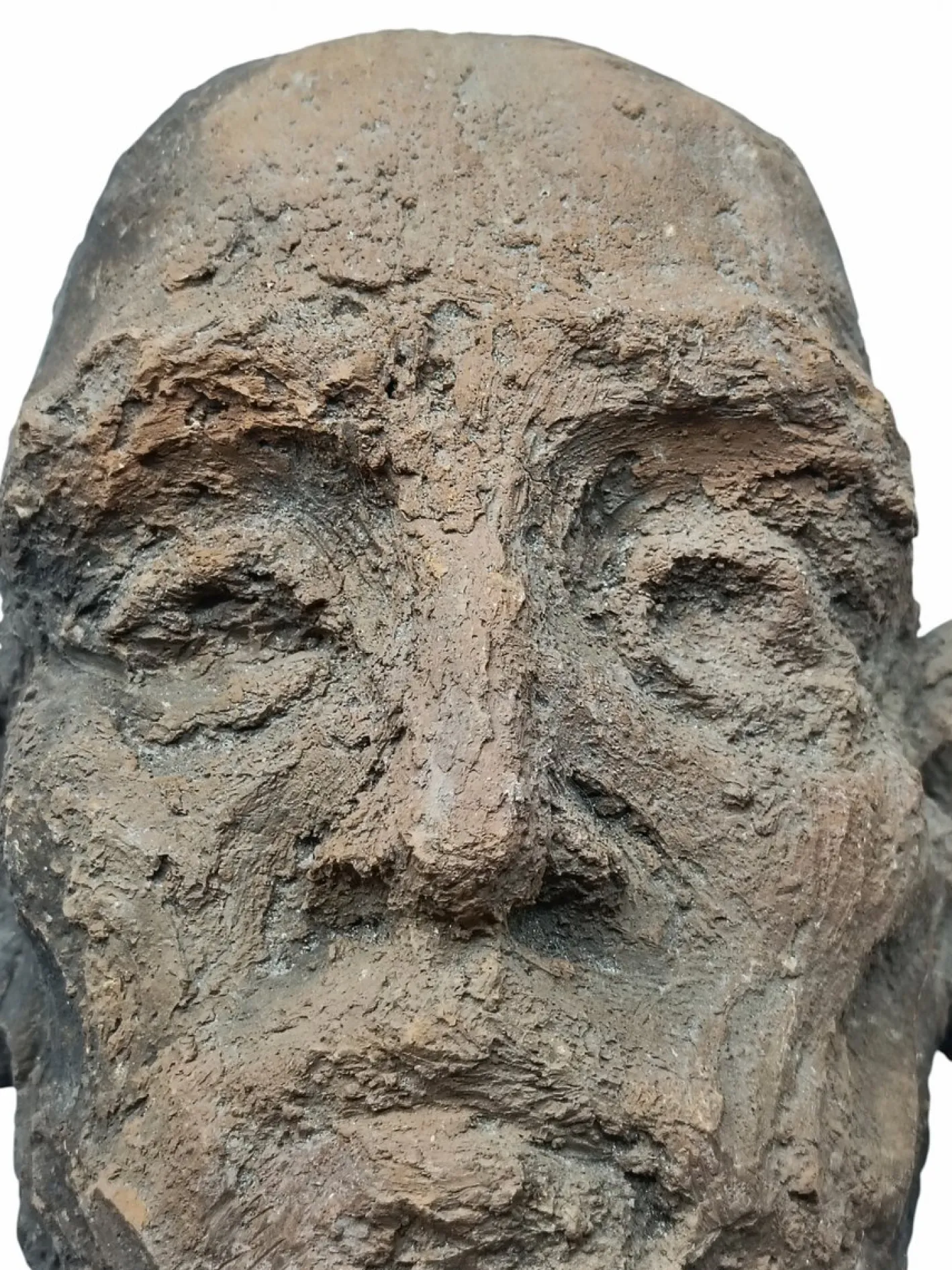 Expressionistische Skulptur aus Terrakotta, Italien, 1960er
