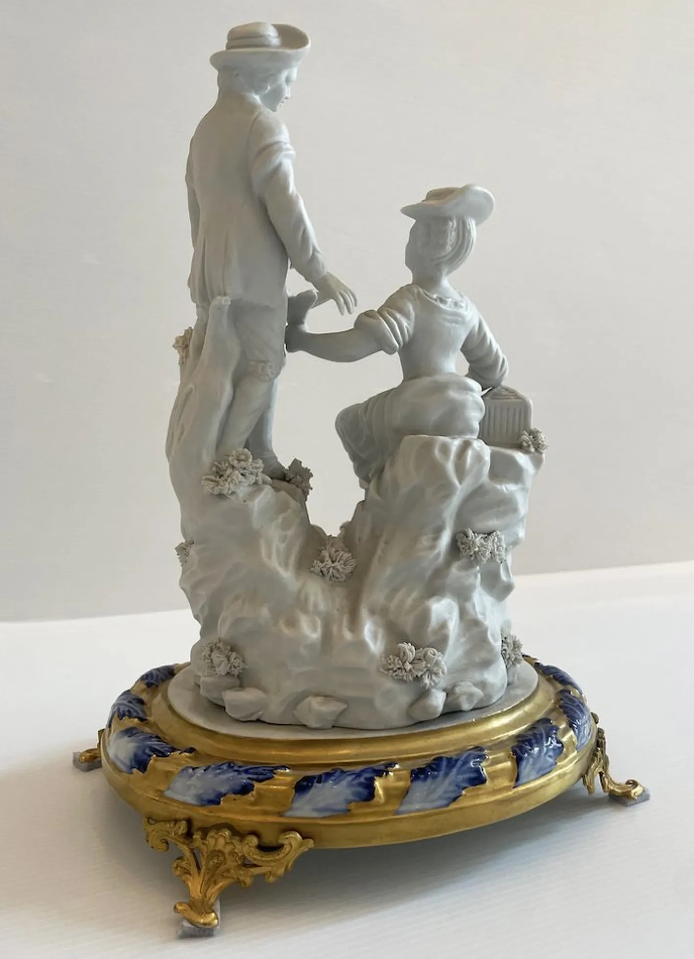 Figurative Skulptur, 19. Jh., Porzellan