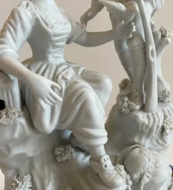 Figurative Skulptur, 19. Jh., Porzellan
