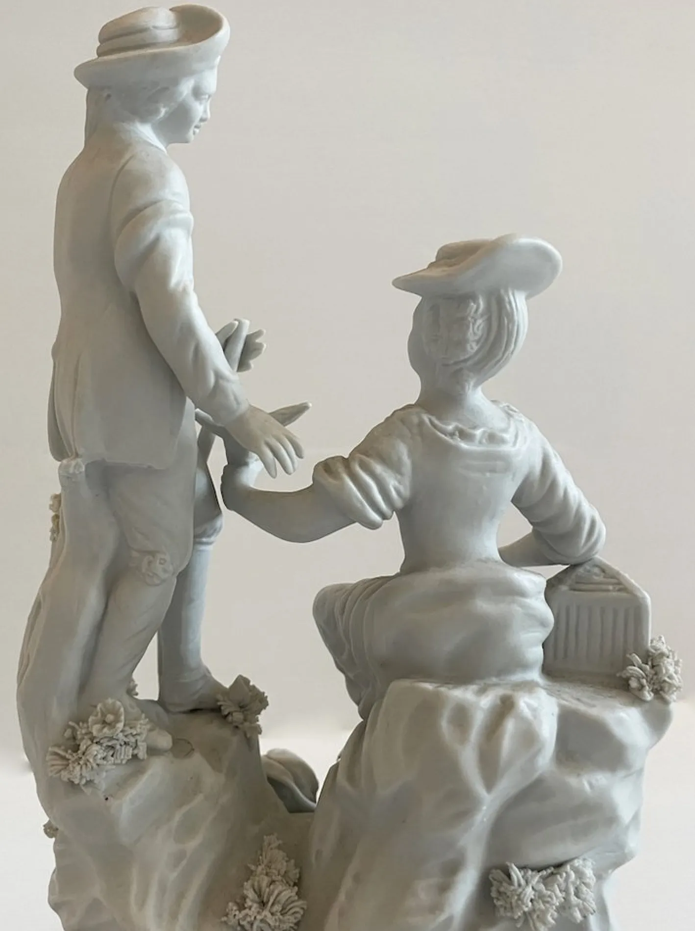 Figurative Skulptur, 19. Jh., Porzellan
