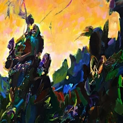 Franciszek Ledochowski, The Atis Planet 2, Acryl auf Leinwand, 2025