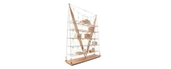 Franco Albini Veleiro Bücherregal, Holz Cassina . zugeschrieben