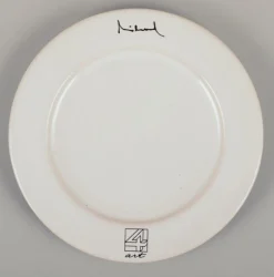 Französische Kaffeetassen aus Steingut, 8 . Set