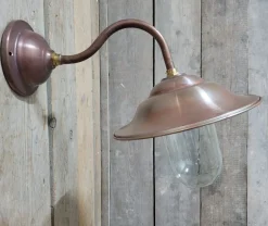 Französische klassische Kupfer-Außenlampe mit Scheunenlicht