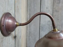 Französische klassische Kupfer-Außenlampe mit Scheunenlicht