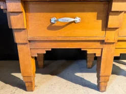 Französischer Vintage Metzgerblock, 1925