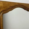 Französischer Vintage Spiegel mit Rahmen aus Eiche