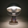 Französische Vintage Tischlampe aus Kupfer & Chrom, 1930