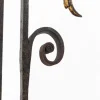 Französische Vintage Tischlampen aus Schmiedeeisen, 1920er, 2er Set