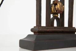 Französische Vintage Tischlampen aus Schmiedeeisen, 1920er, 2er Set