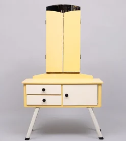 Frisiertisch mit Klappspiegel, 1950er