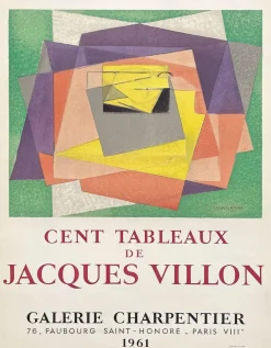 Galerie Charpentier Poster von Jacques Villon, 1961