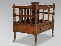 George III Canterbury aus Mahagoni, 19. Jh., 1800