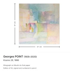 Georges Point, Kosme 28, 1986, Lithographie