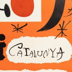 Gerahmtes Joan Miró Abstract Composition Color Poster, 1970